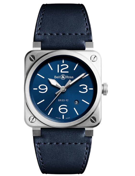 Bell & Ross BR 03-92 Blue Steel BR0392-BLU-ST/SCA Men's Watch